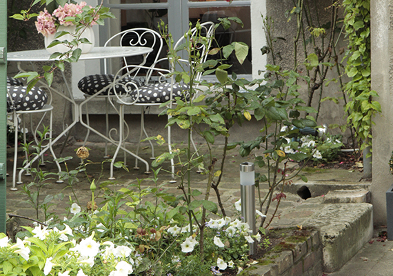 Une terrasse privative avec accès indépendant